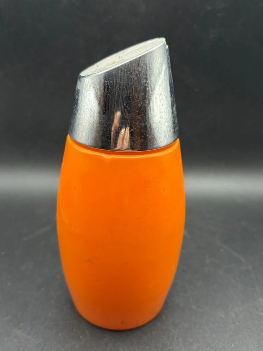 Gemco Westinghouse Orange Retro MCM Vintage Glass Metal Sugar Shaker Kitchenware
